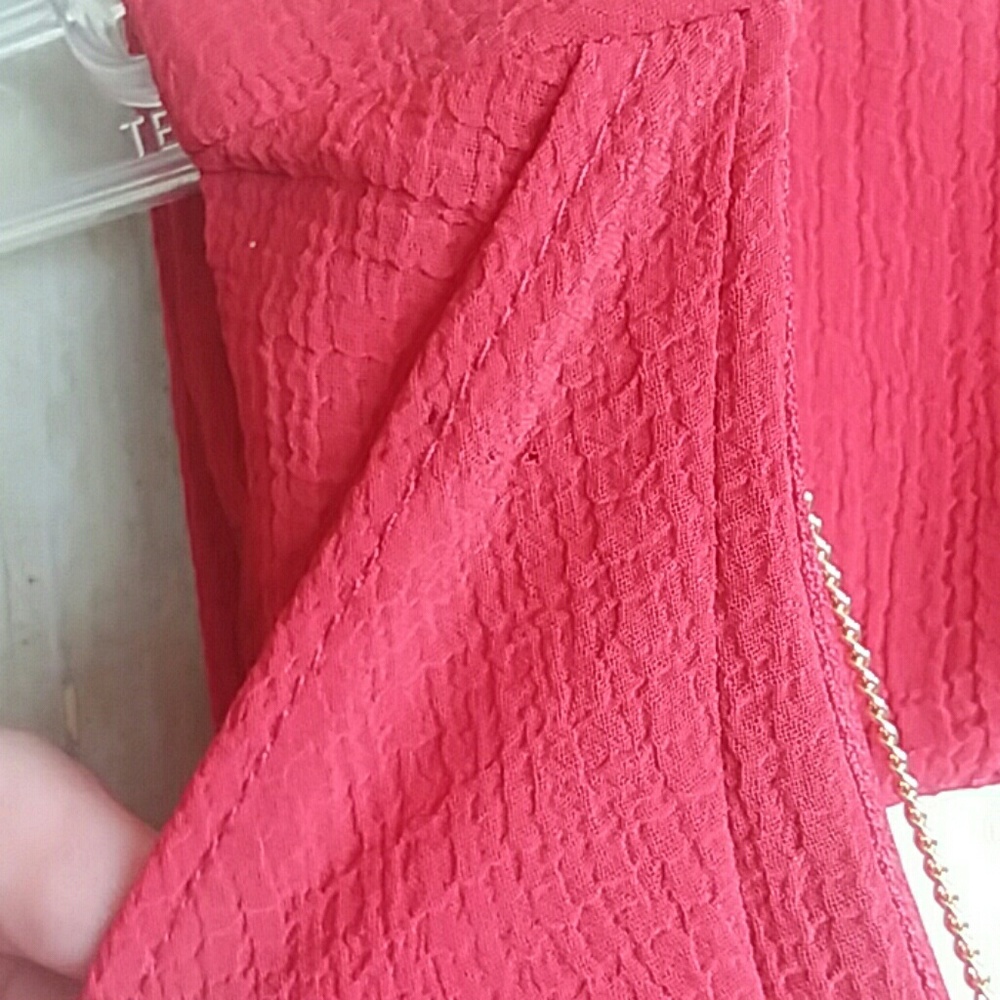 NWT A. BYER dressy flowy tank with necklace - Picture 5 of 8